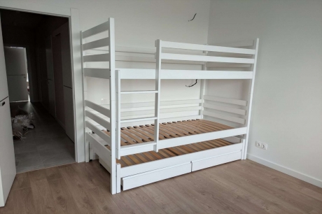 Двухъярусная кровать с подъемным механизмом № 21-1